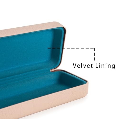 Large Sunglasses & Eyeglasses Case - Hard Shell Large for sunglasses Beige