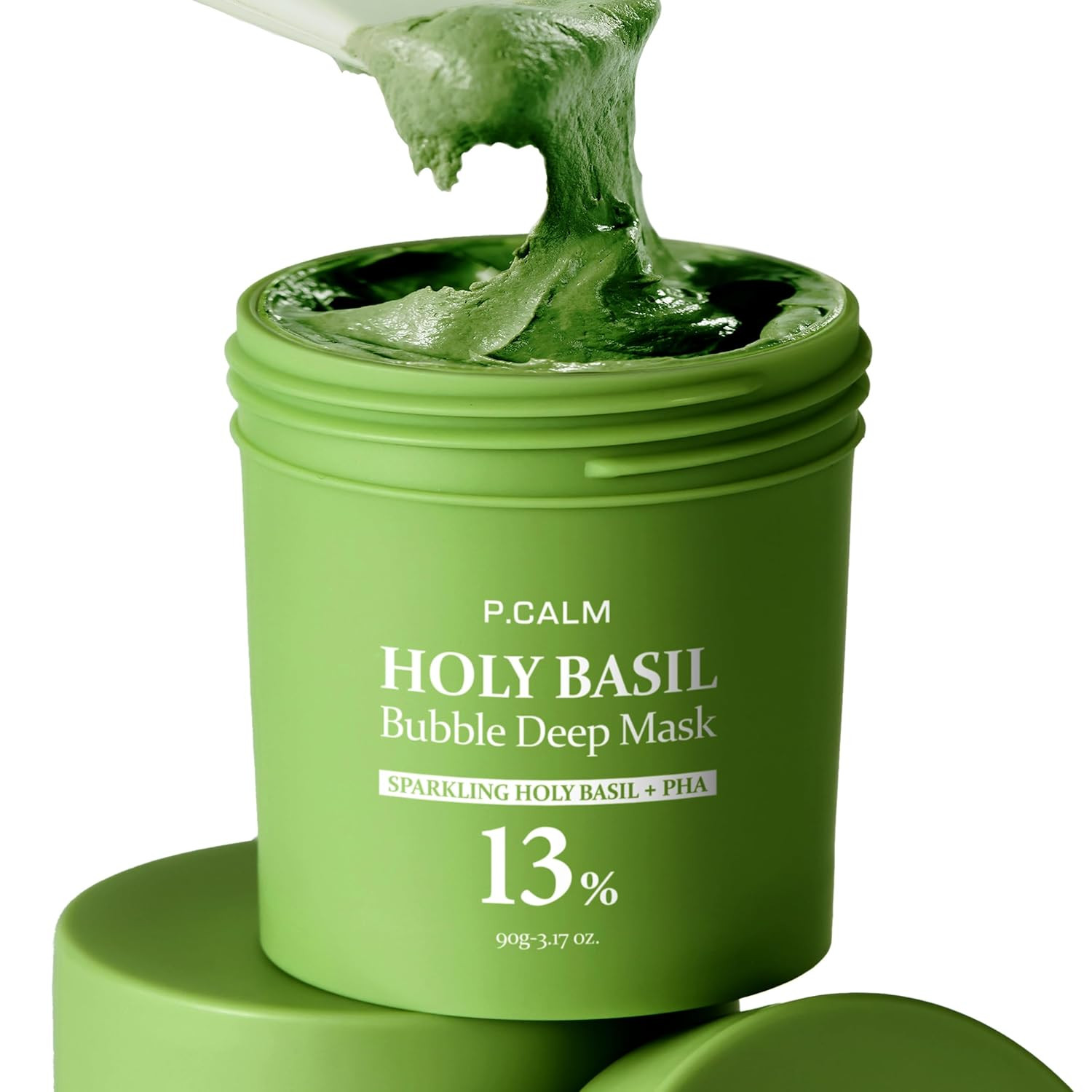 Holy Basil Bubble Deep Mask | Blackhead Removal & Pore Cleansing, Purifying Clay