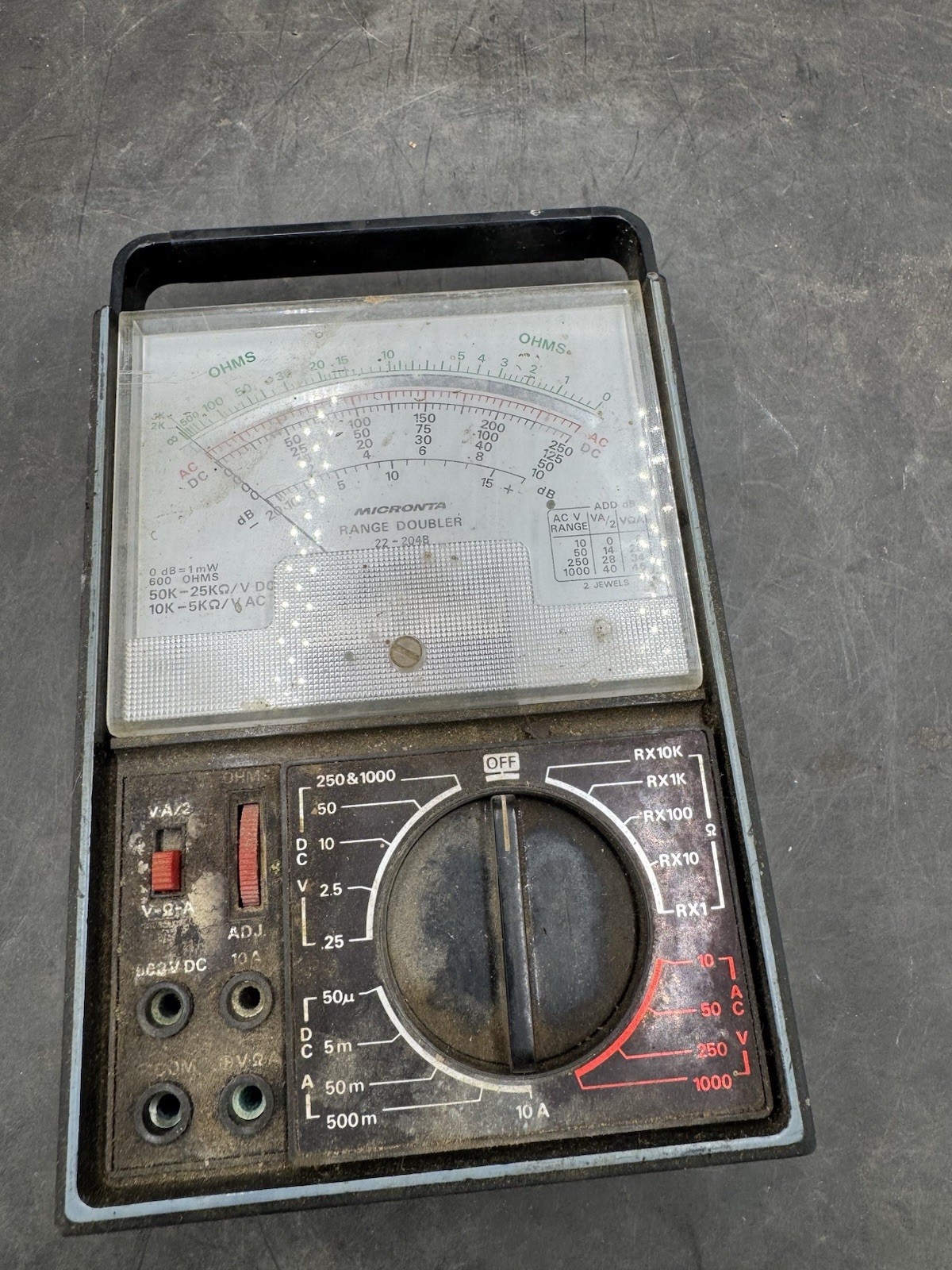 Micronta 43 Range Doubler Multitester 22-204B Untested