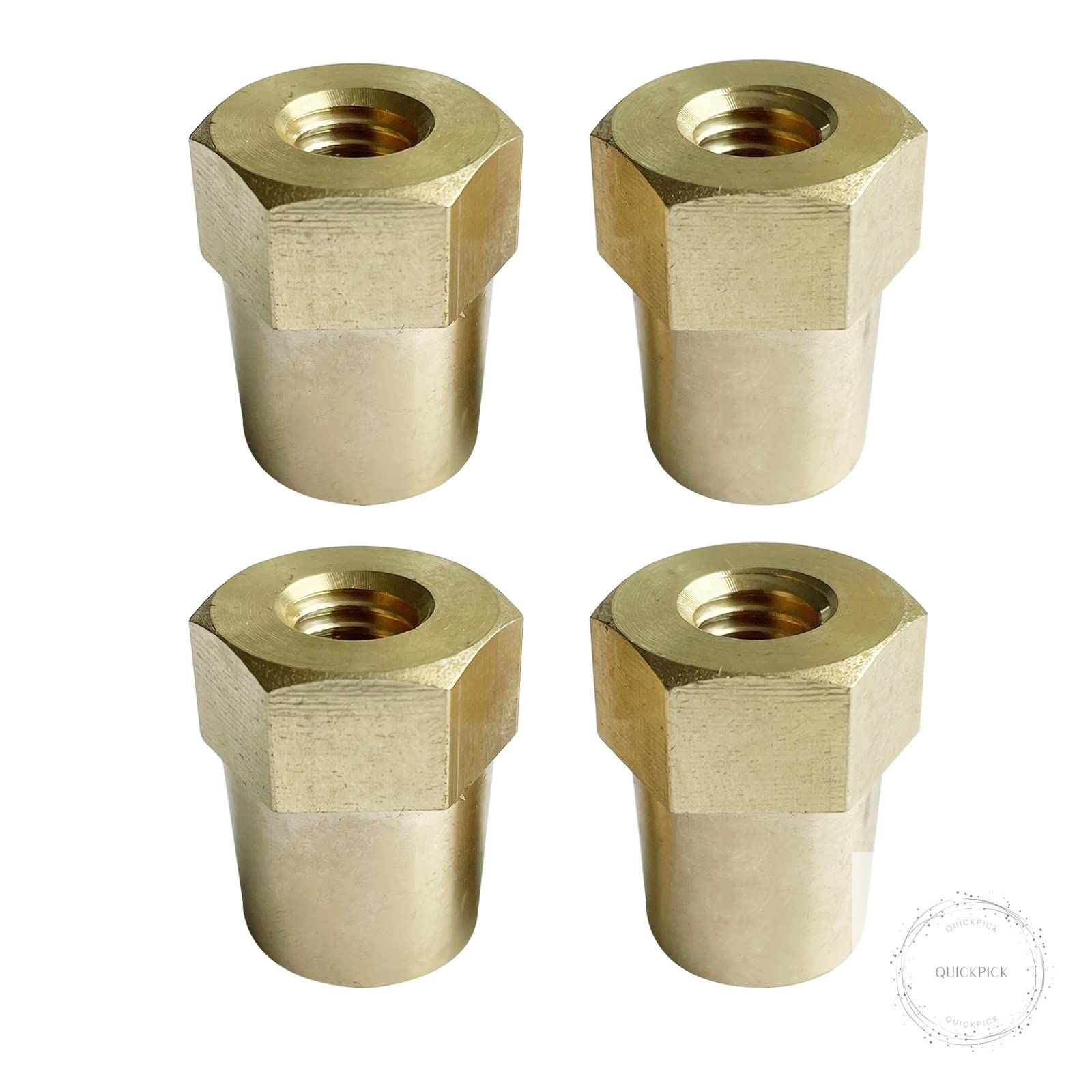 3/8"-16 Thread Female Brass Battery Terminal Post Adapter Battery Charging Post
