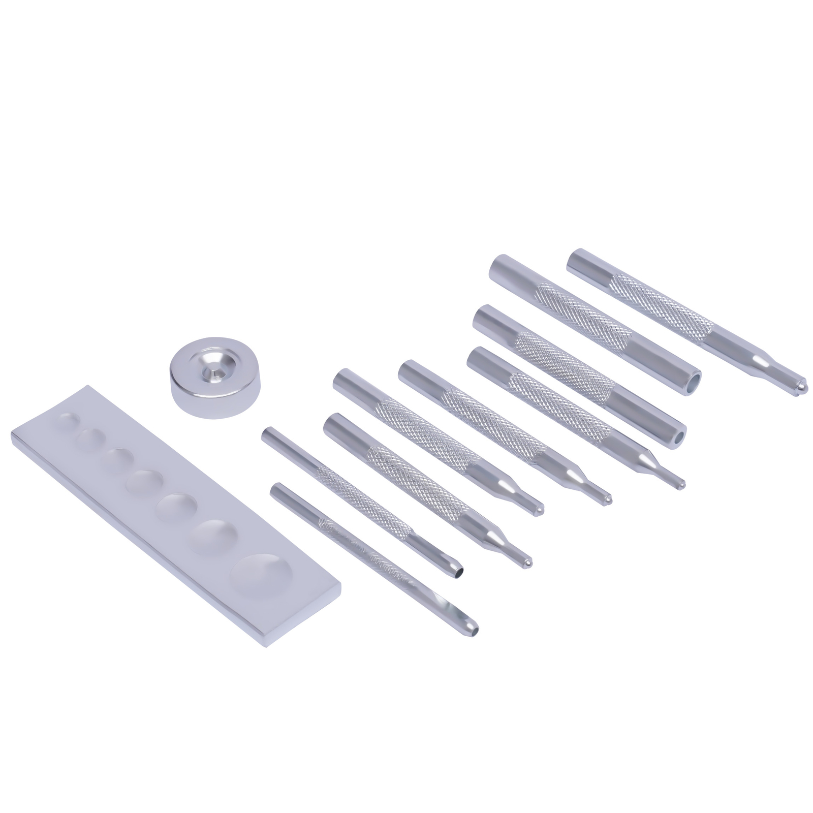 Craft Tool Die Punch Snap Kit Rivet Setter with Base for Punch Hole & Button