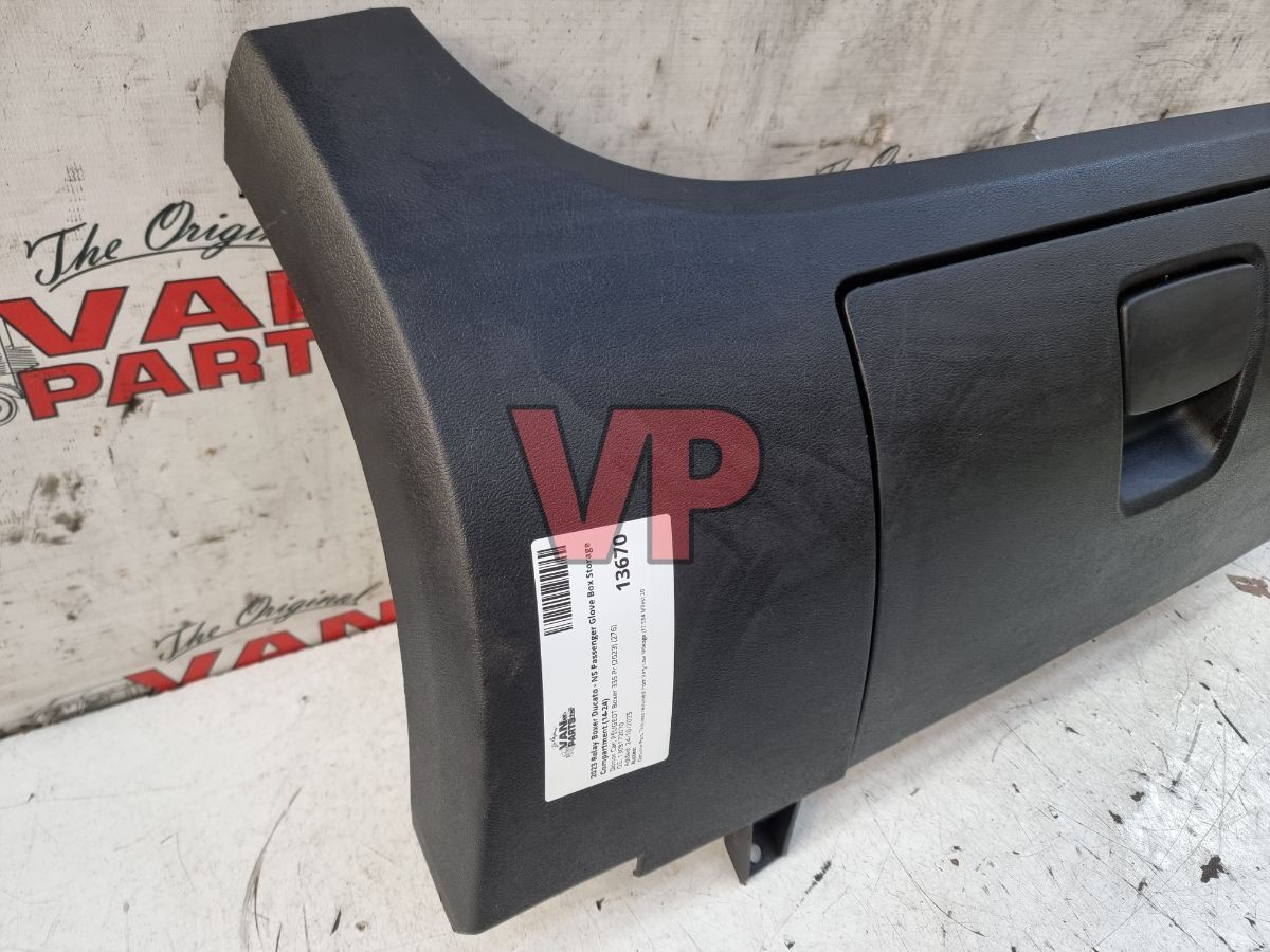 2023 Relay Boxer Ducato - NS Passenger Glove Box Storage Compartment (14-24)