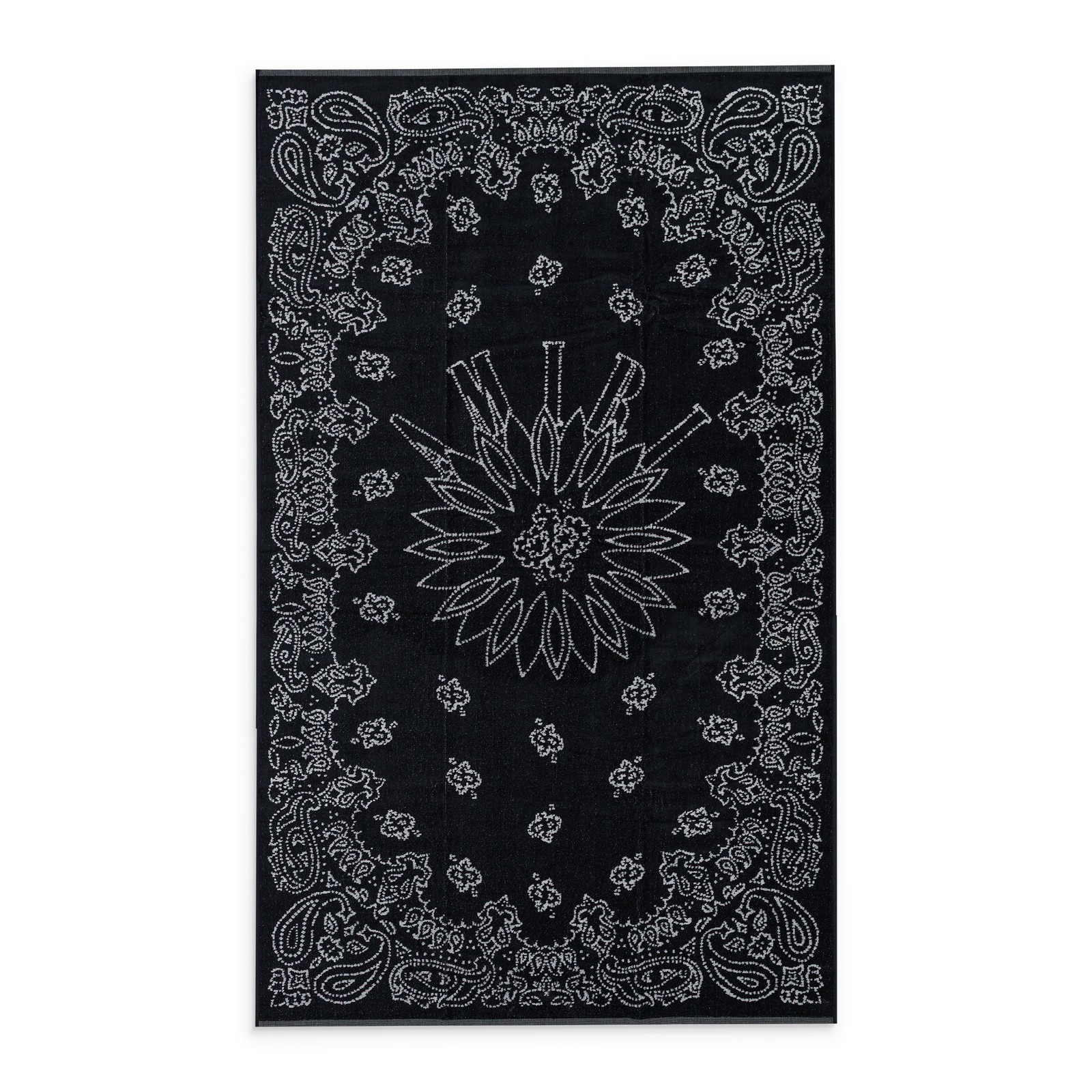 NWT AMIRI BLACK BANDANA TOWEL SIZE OS $395