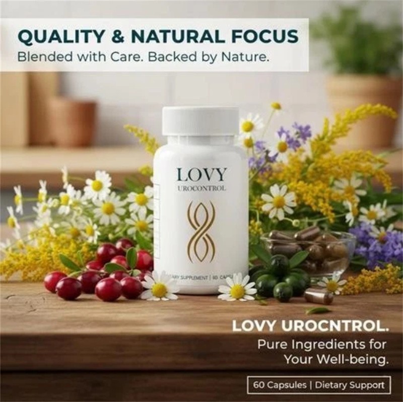 Lovy Urocontrol Capsules, Bladder Health Supplement, Maximum Strength Formula