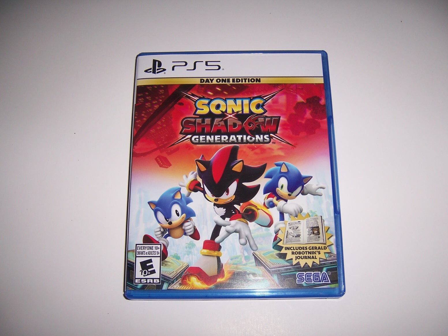 Replacement Box Case Only Sonic Shadow Generations PlayStation 5 PS5 AUTHENTIC