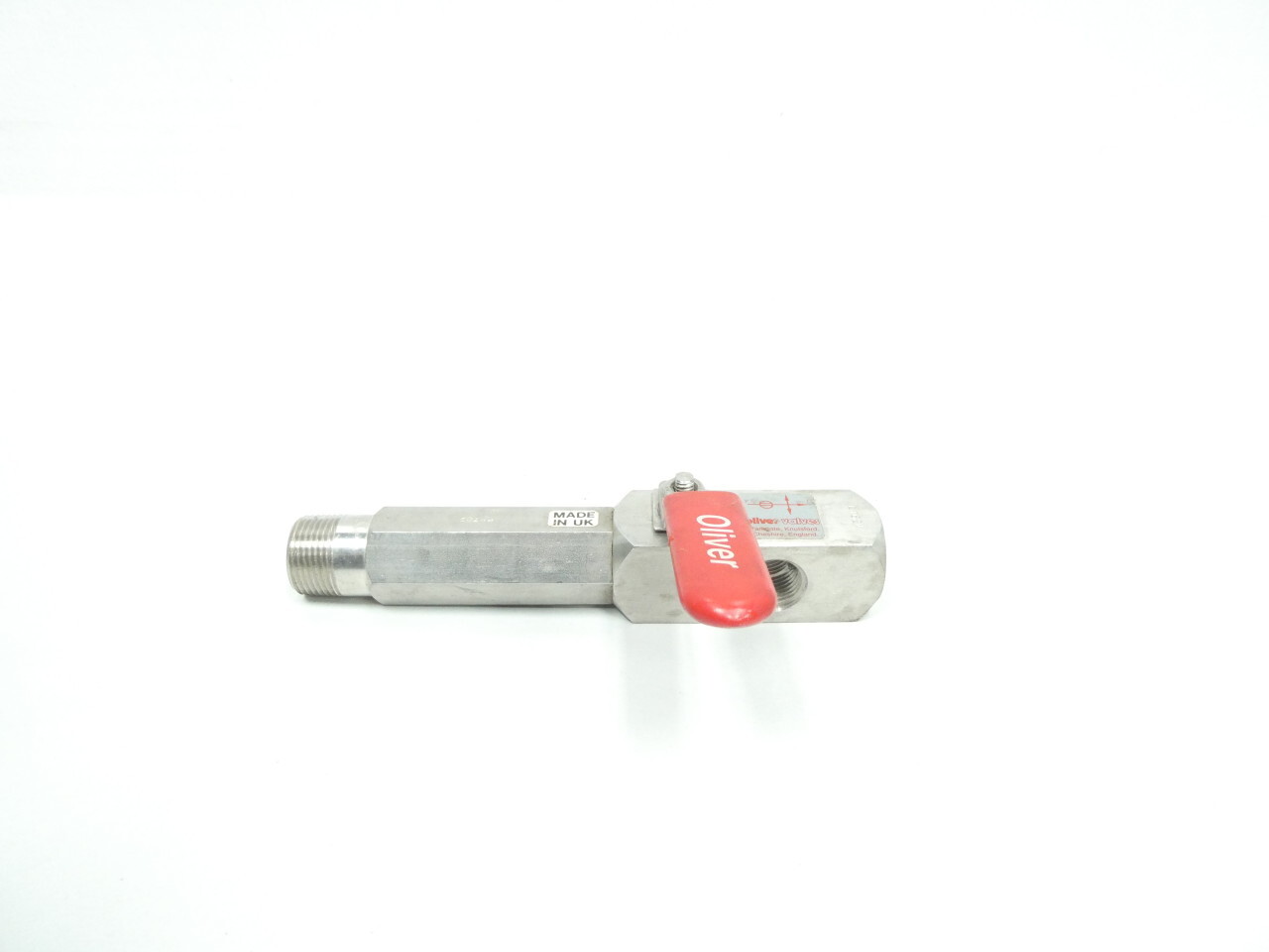 Oliver B6XGM175-50S/4"EXT/FS/PE/PP/VP Stainless Needle Valve 1/2in X 3/4in Npt
