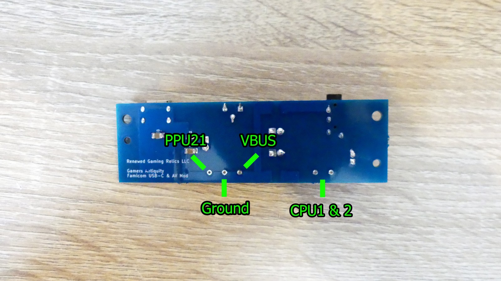 Famicom USB-C & AV Mod
