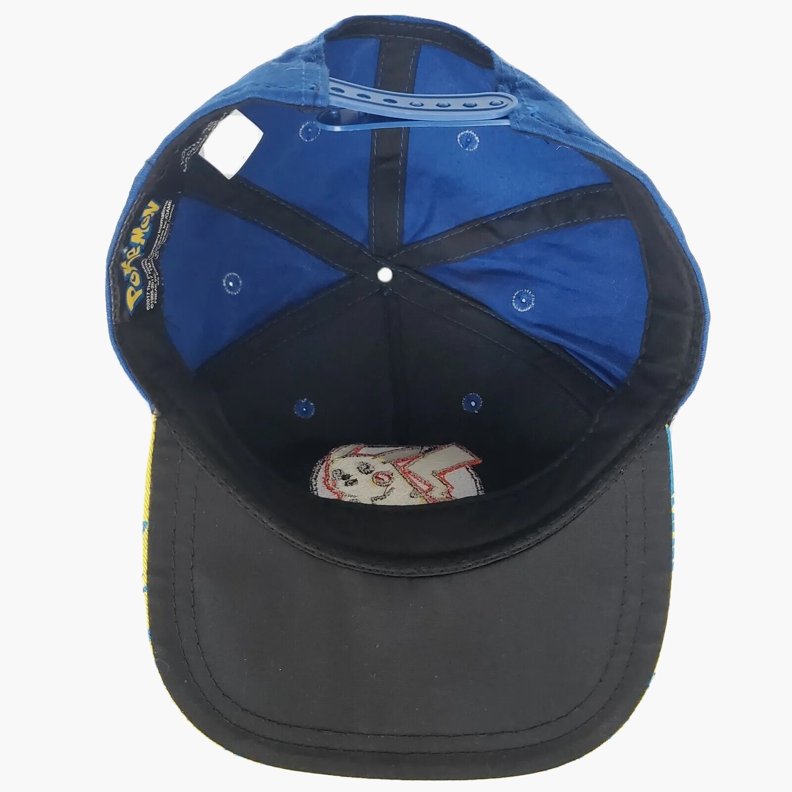 2017 Pokemon Pikachu Youth Snapback Hat Lightning Adjustable One Size Cap Blue