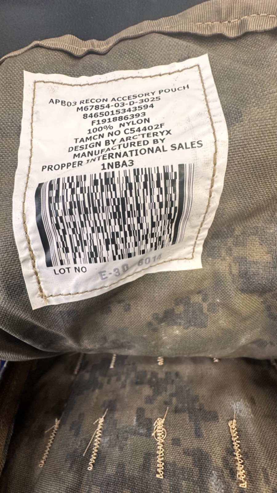 Arc'teryx APB03 Marpat Recon Pouch NEW