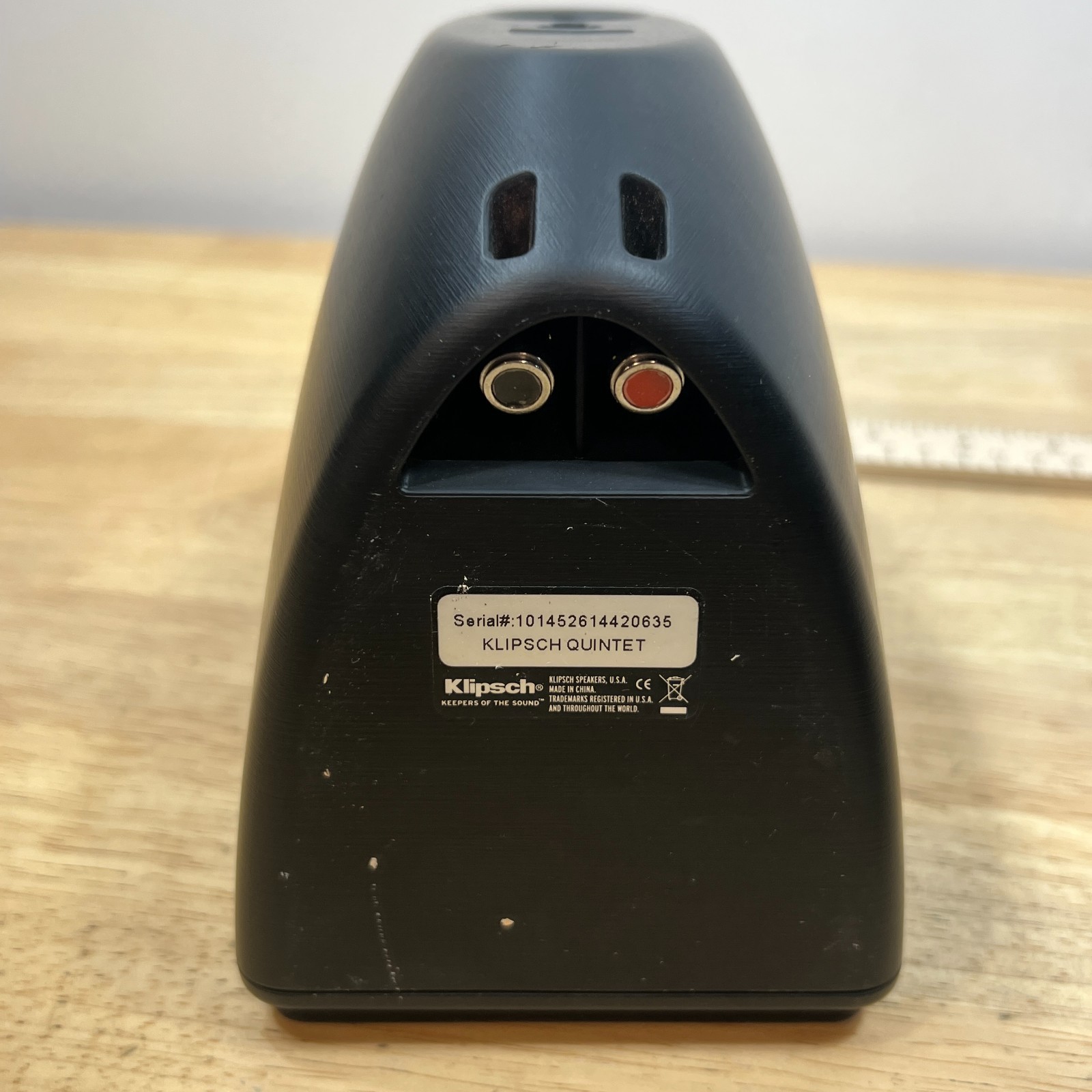 Klipsch Quintet V Satellite Speaker - Single Replacement - Black - 5th Gen