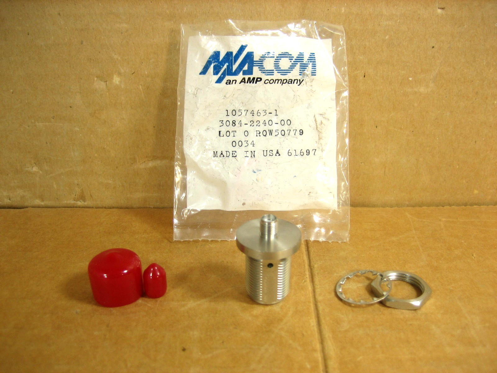 Macom  13084-2240-00 1057463-1 Female Type N to Female SMA Adapter