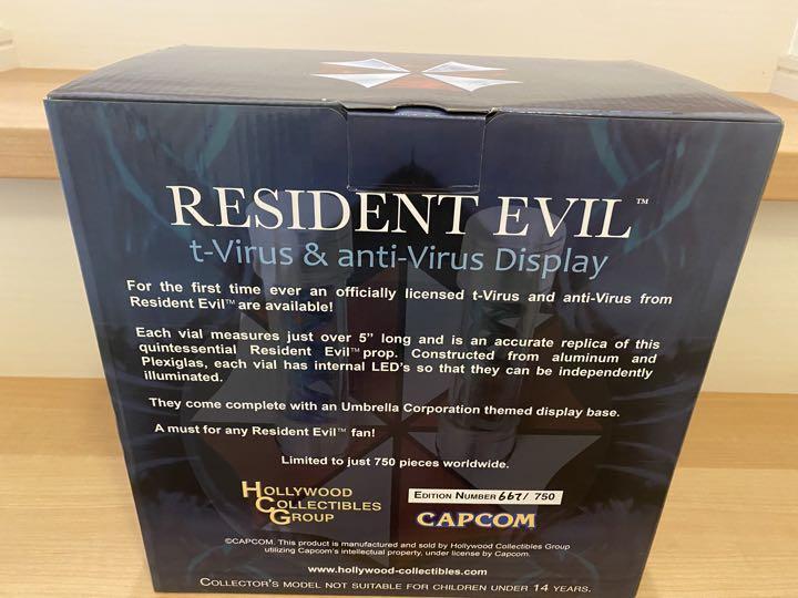 Rare CAPCOM Resident Evil Limited 750 T-Virus Antivirus Ver 1 Replica figure JP