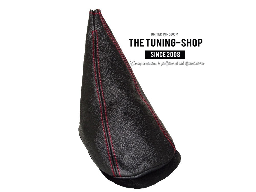 Gear Boot For Mini Cooper Classic up to 2000 Leather Red Stitching