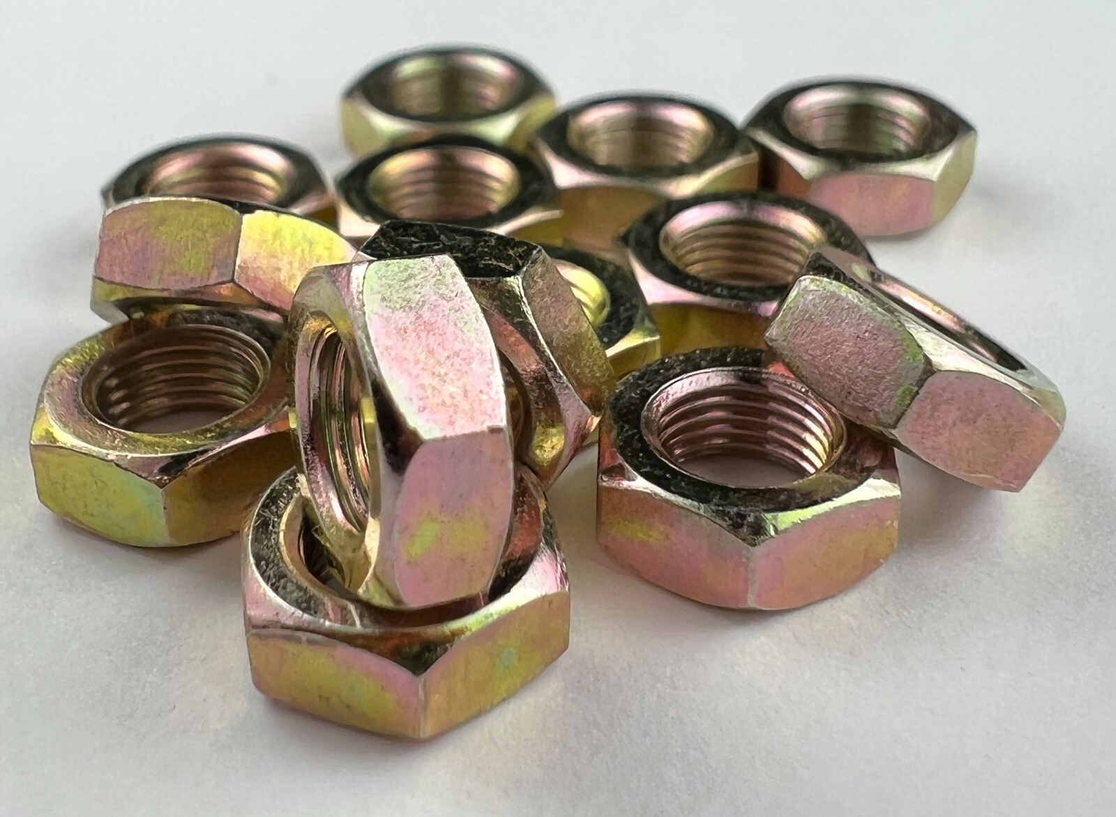 M5 x 0.5 Fine Thread JIS Metric Nut Yellow Chromate Made in Japan Ships from USA