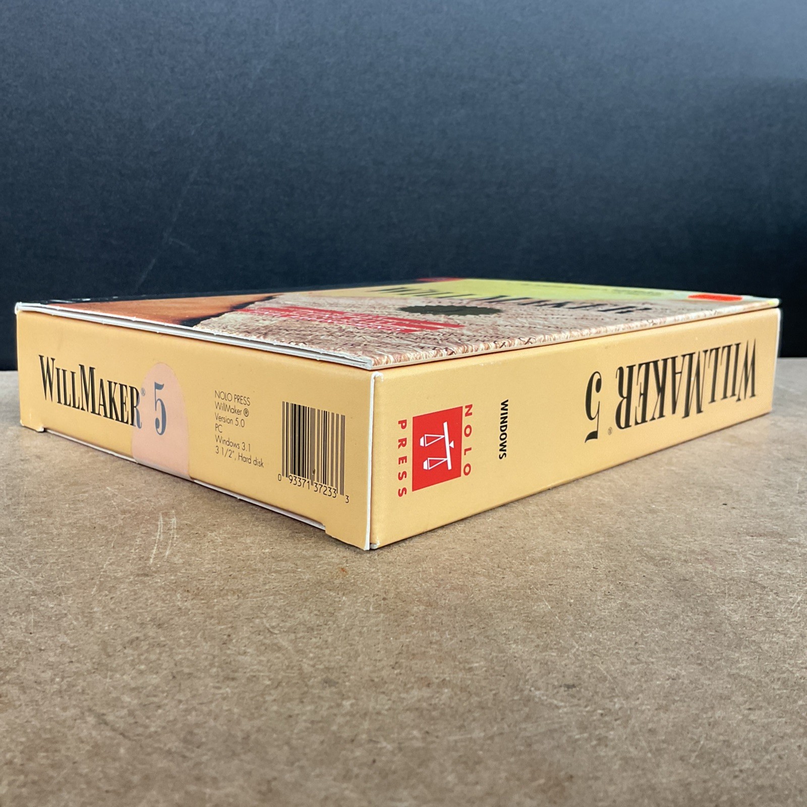 Nola Press WillMaker 5 Microsoft Windows 3.1 Hard Disk Factory Sealed