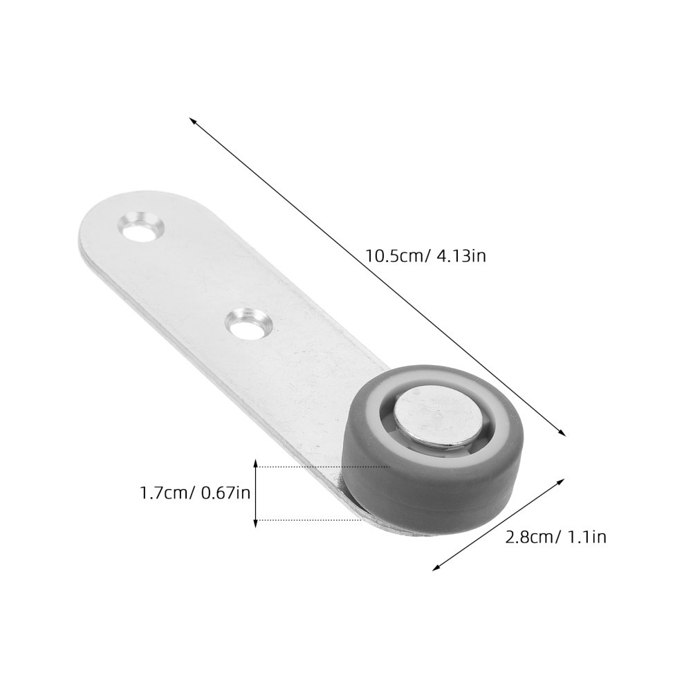 6pcs Sliding Door Caster Wheels Replacement - Quiet Smooth Rolling Swivel