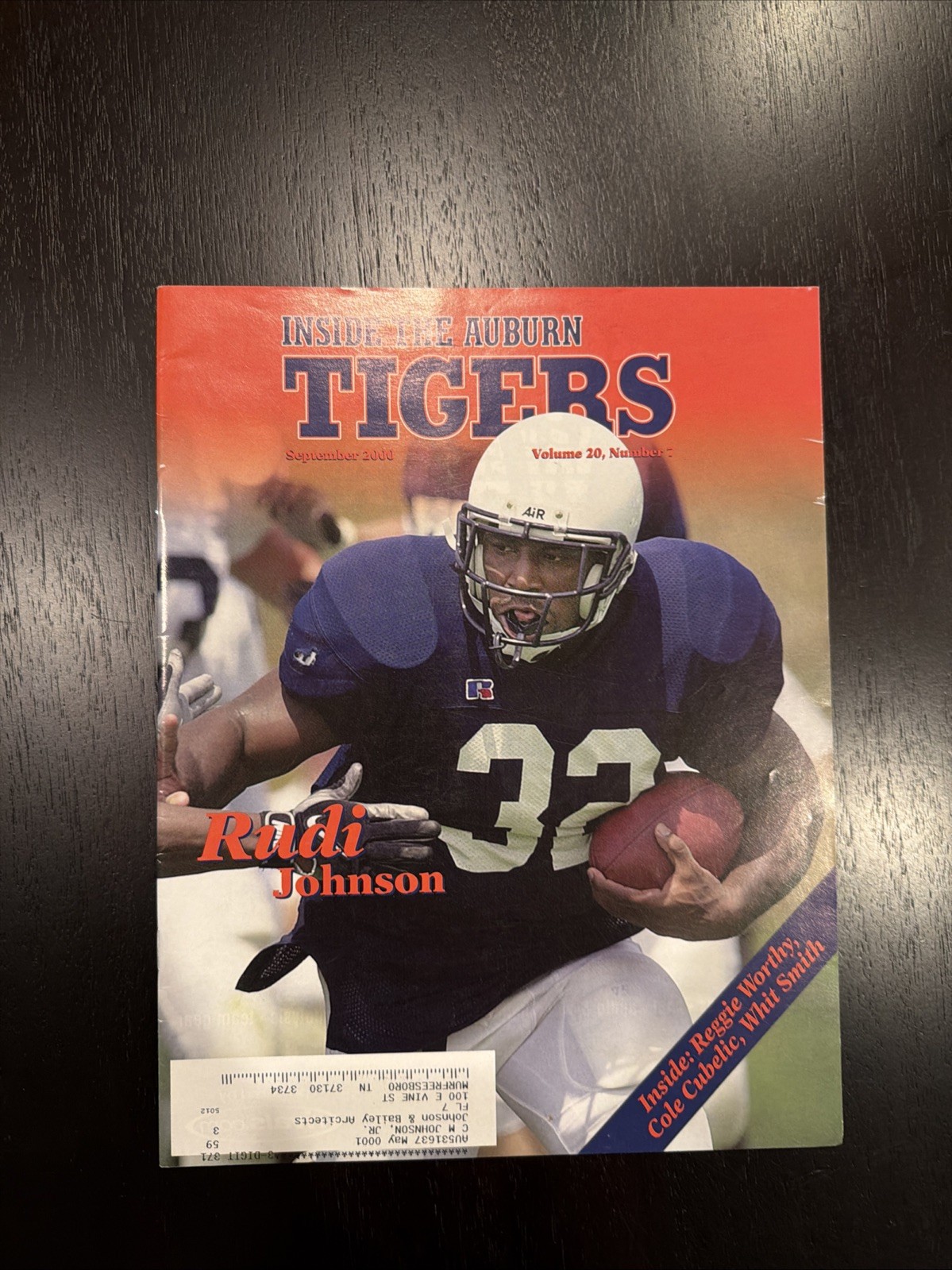Inside The Auburn Tigers 2000 Rudi Johnson