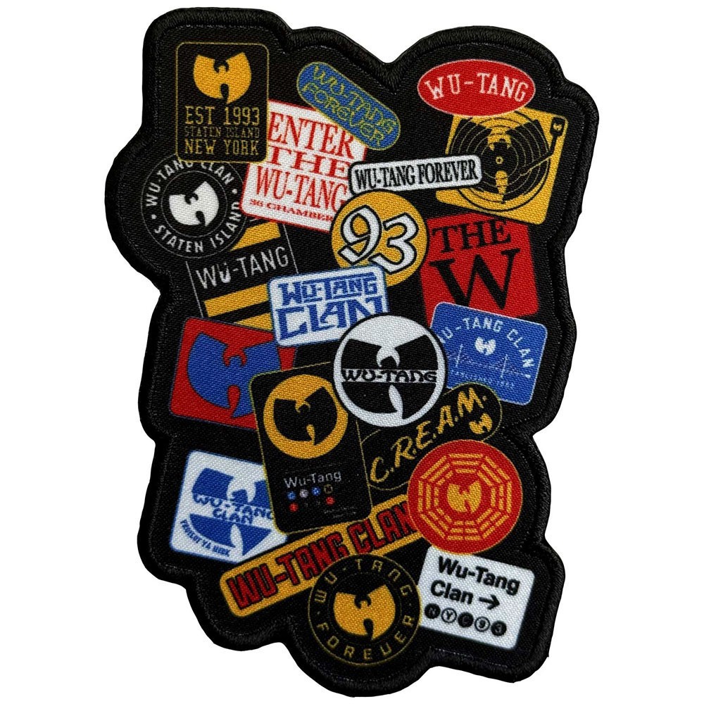 Wu-Tang Clan Badges Embroidered Iron On Patch - Hip Hop OFFICIAL  42-G