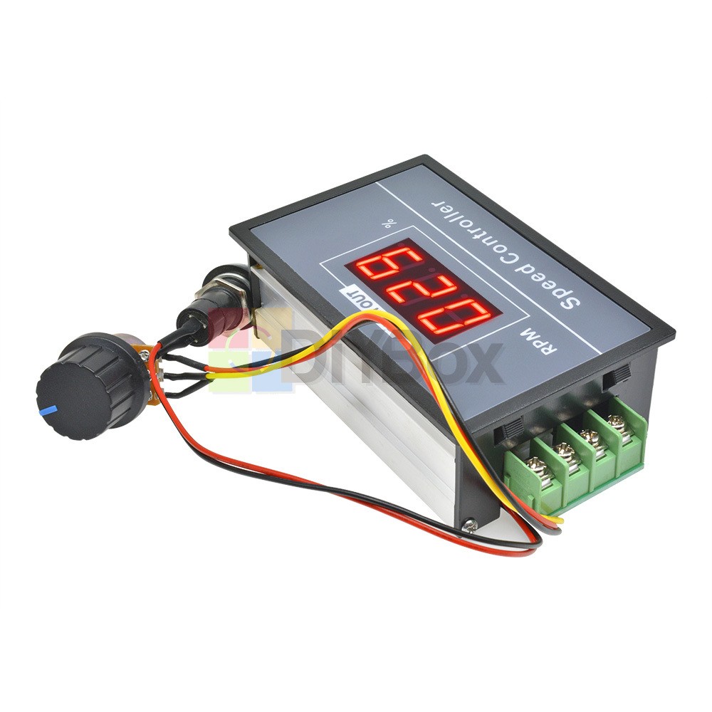 DC 6V 12V 24V 48V 60V 30A Digital LED Display PWM DC Motor Speed Controller New