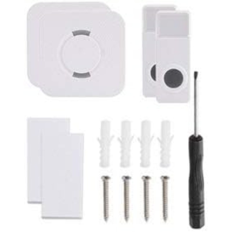 2pcs Wireless Doorbell Chime Waterproof Plugin Receiver Adjustable Volume 1000FT
