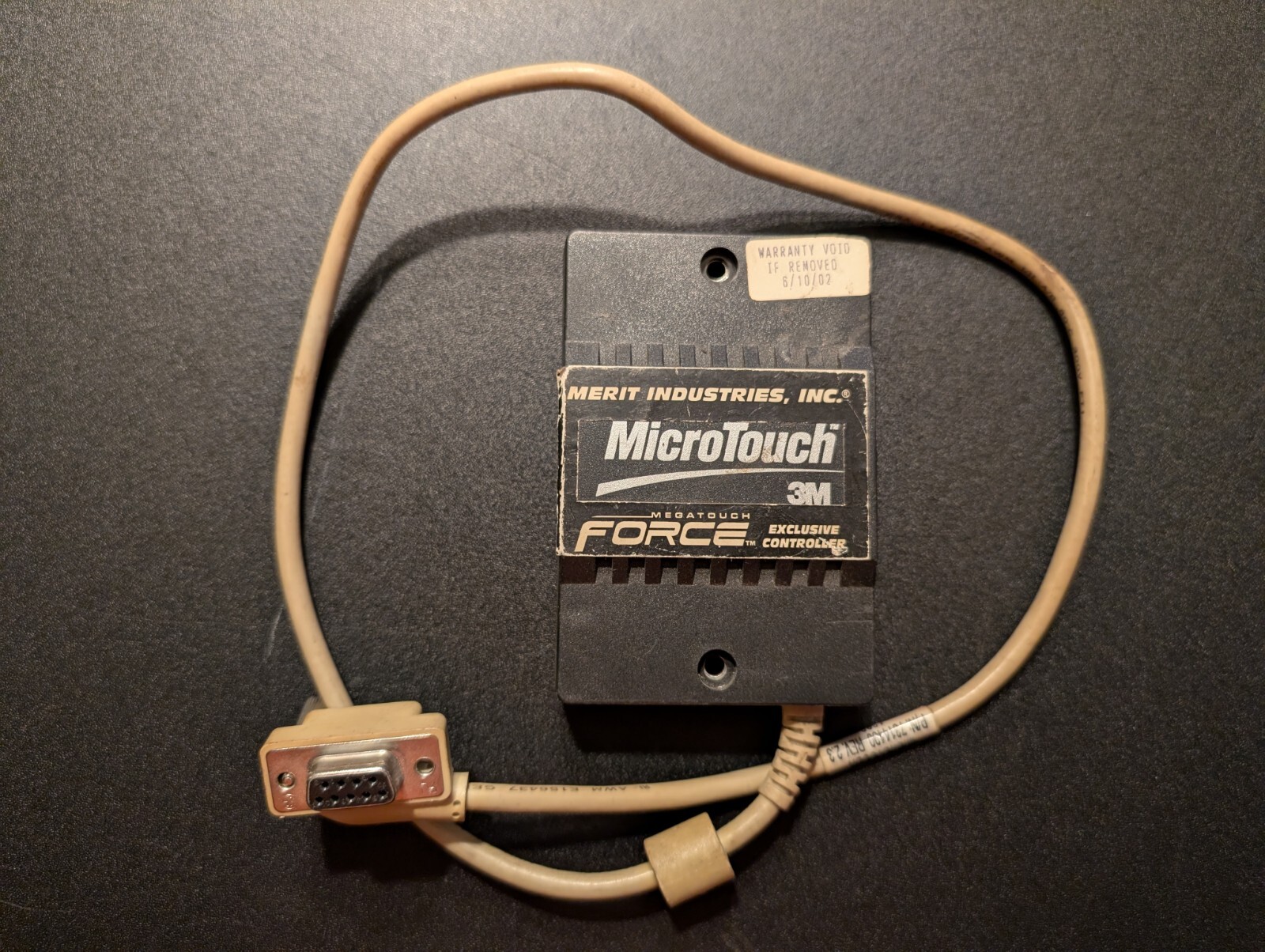 Megatouch Force Serial Port 3M MicroTouch Controller - Verified Good