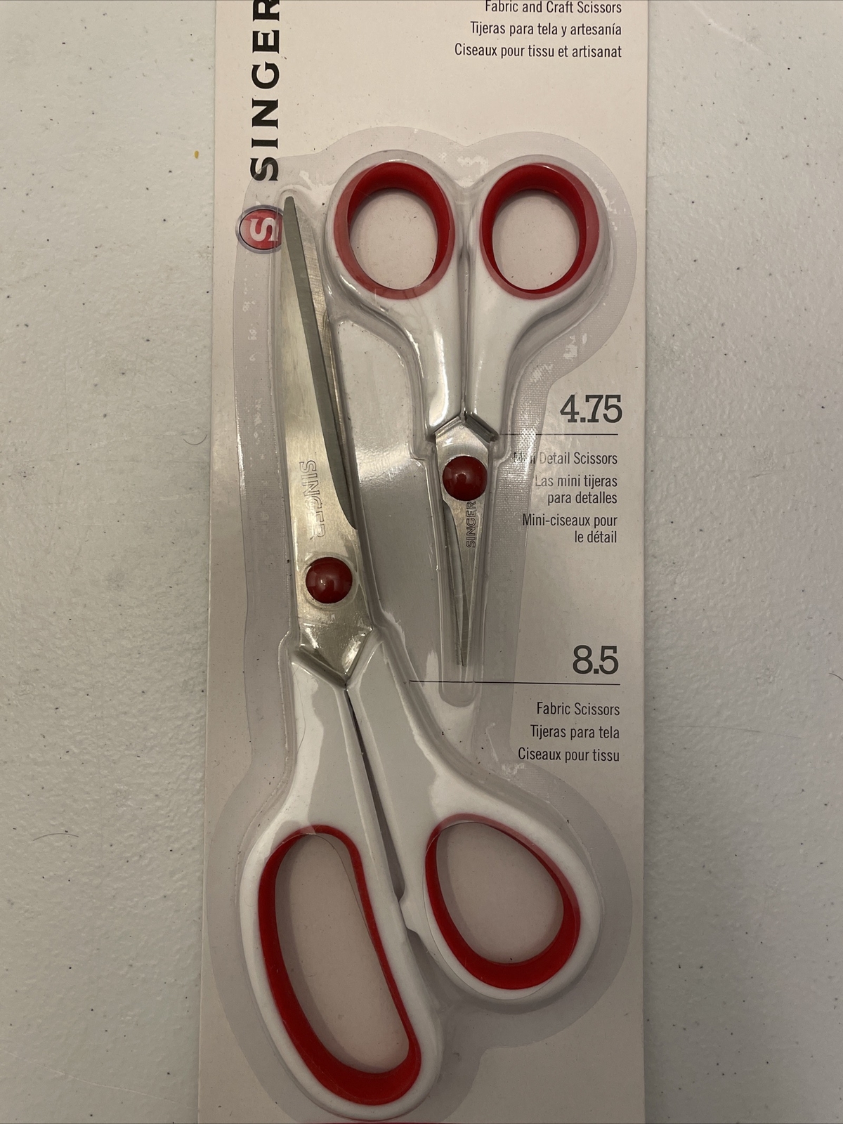 Singer Notions 03404 Scissors Set 8.5" & 4.5" -