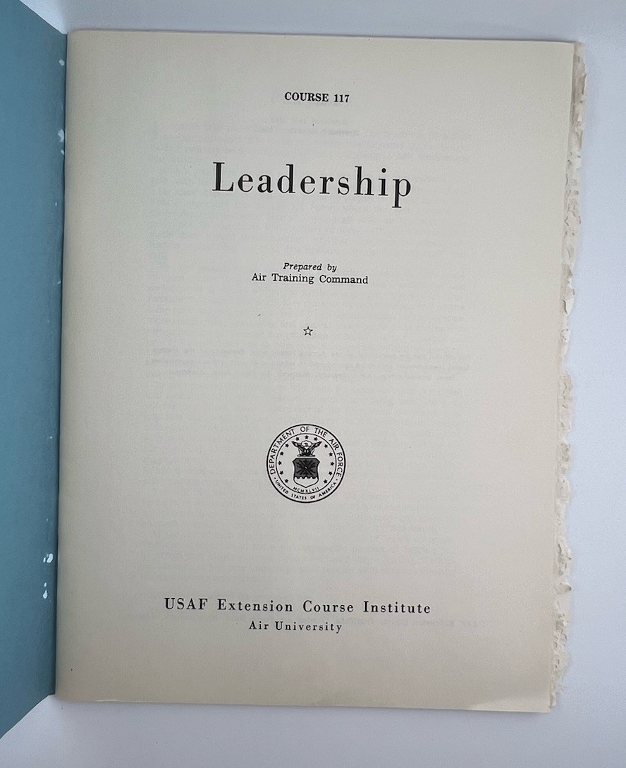 USAF Extension Course Institute Books: Intelligence, Expression, & Leadership