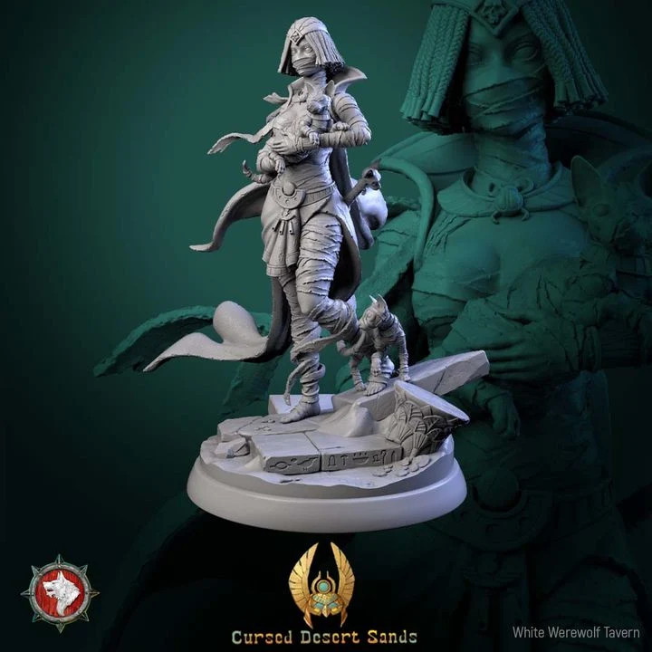 Khepra of the Hollow Court - Resin Tabletop Miniature