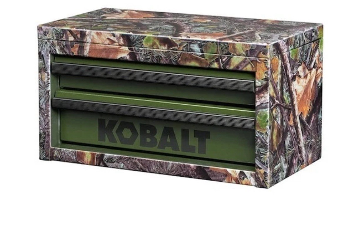 KOBALT Mini Toolbox. CAMO 2 DRAWER Rare!!!!Very Cool!!!