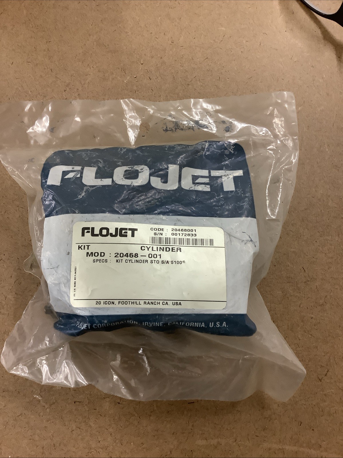 Flojet Kit Cylinder Pump Model 20468-001