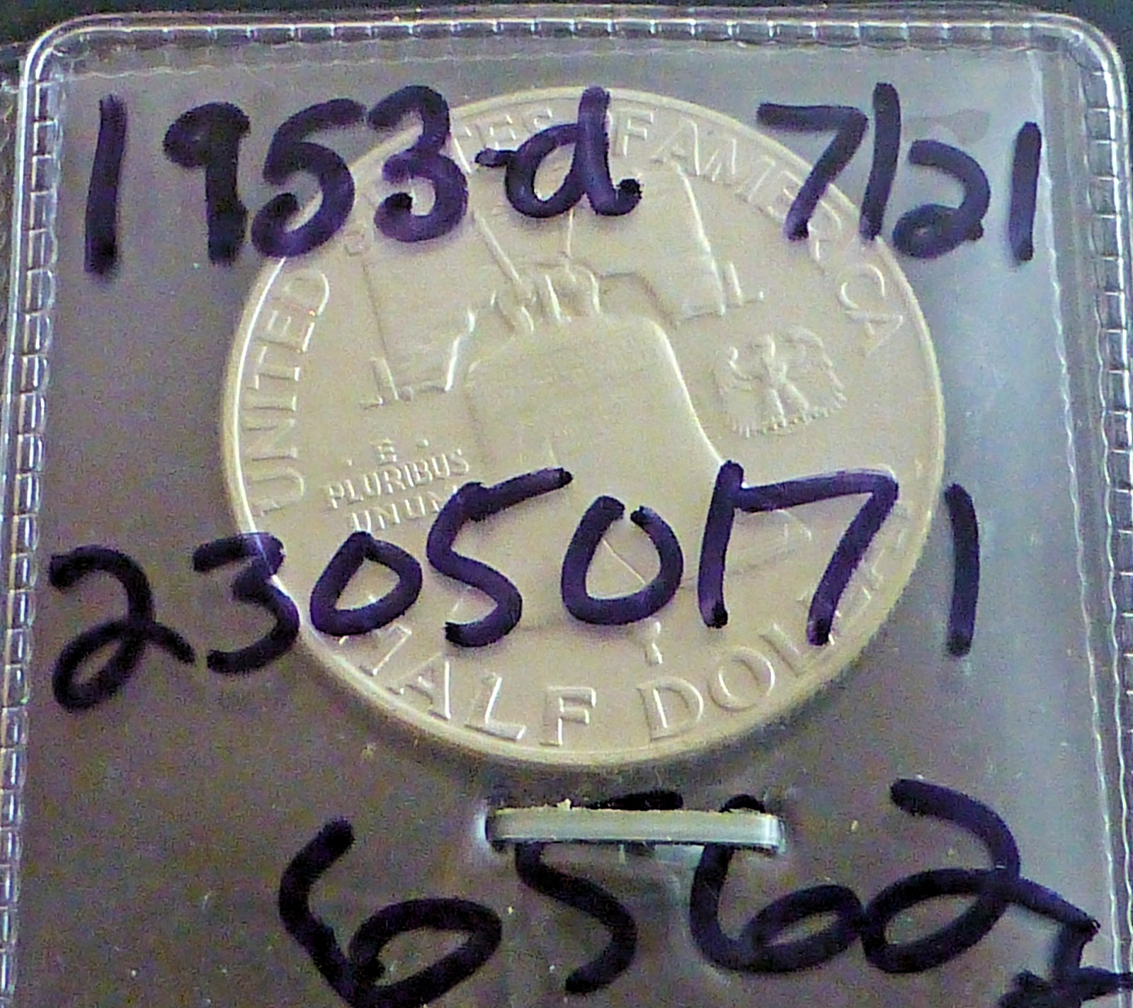 1953-D Benjamin Franklin Half Dollar