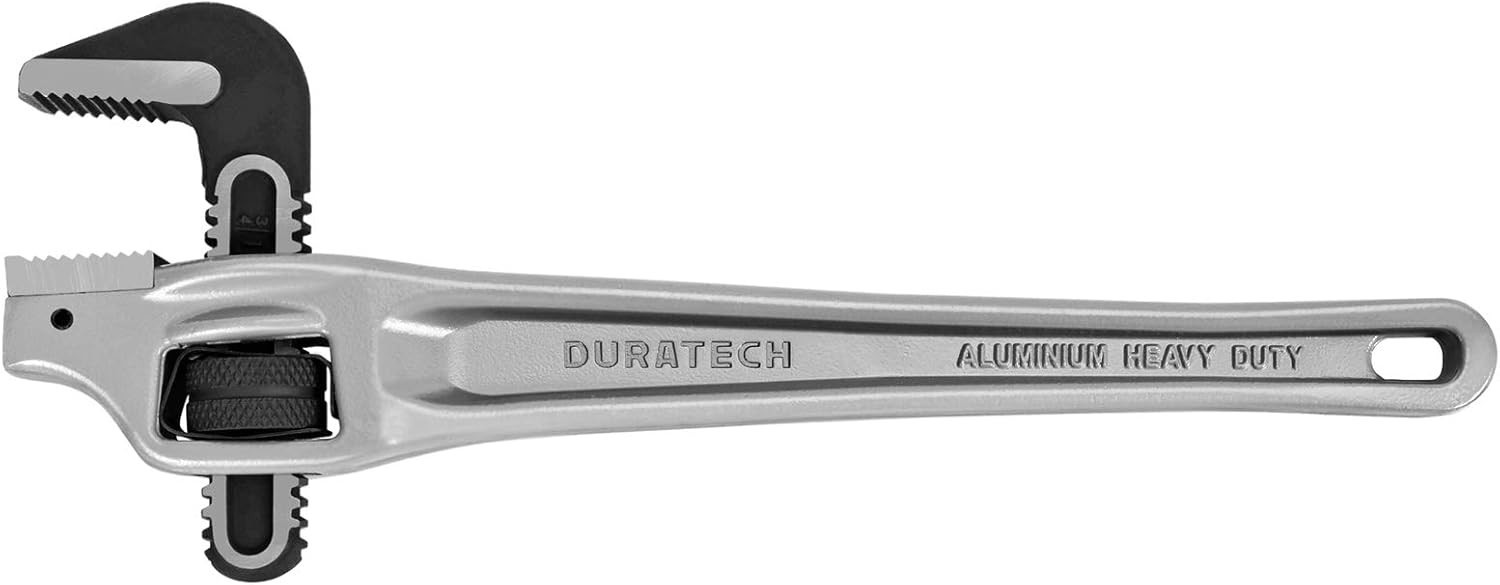 14" Aluminum Offset Pipe Wrench, 2" Jaw Capacity