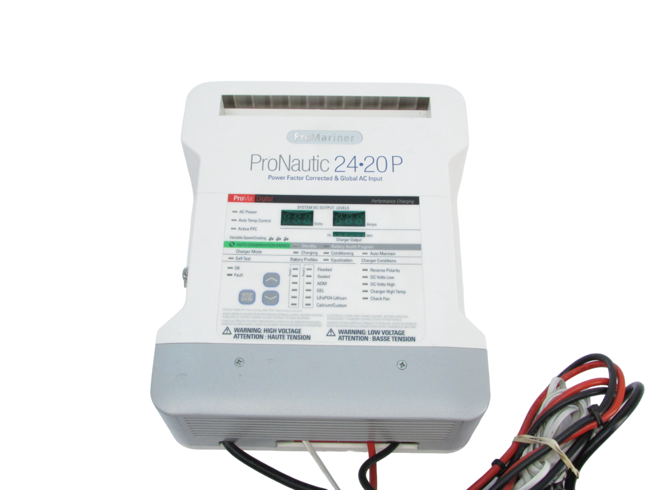 ProMariner ProNautic 2420P 24V 20 Amp 3 Bank Battery Charger 63170