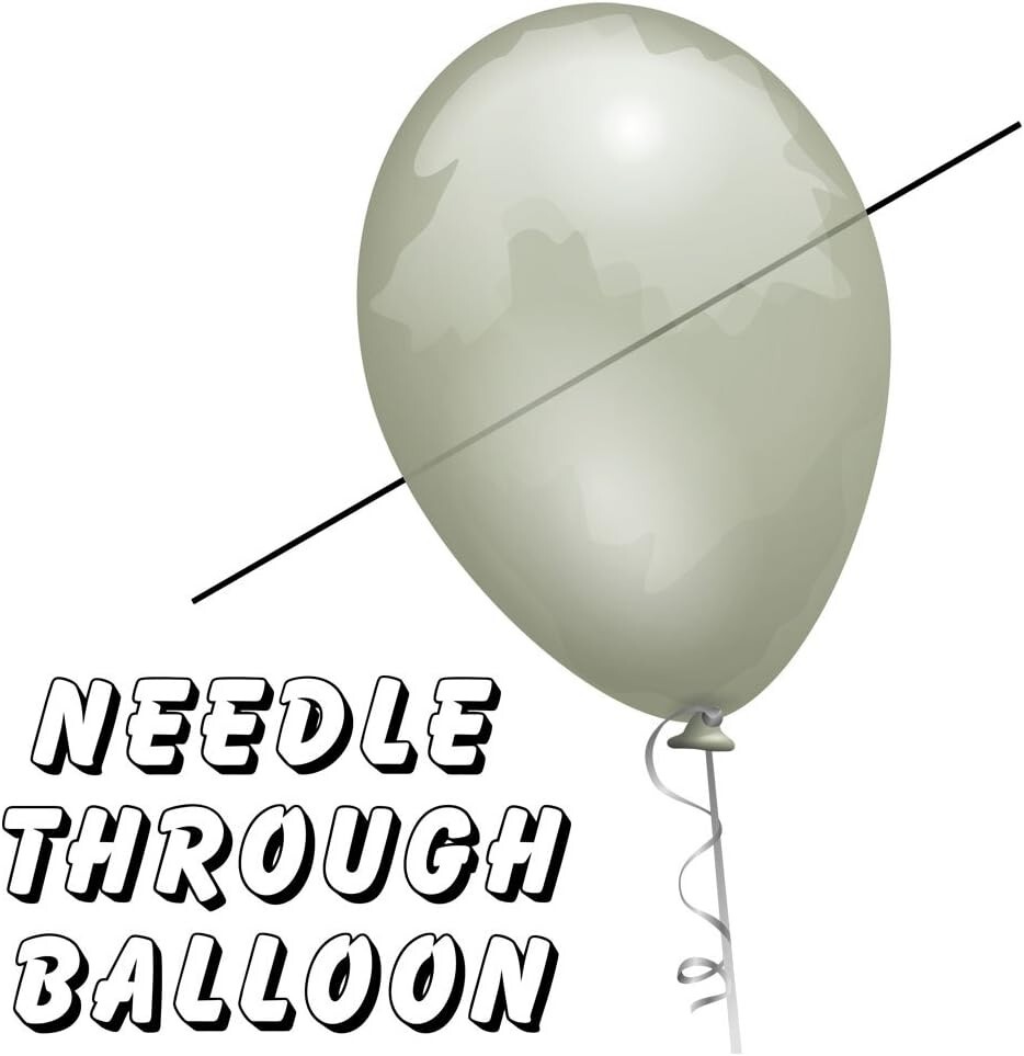 Needle Through Balloon - Needle Thru Balloon Visual Magic For Platform or Stage