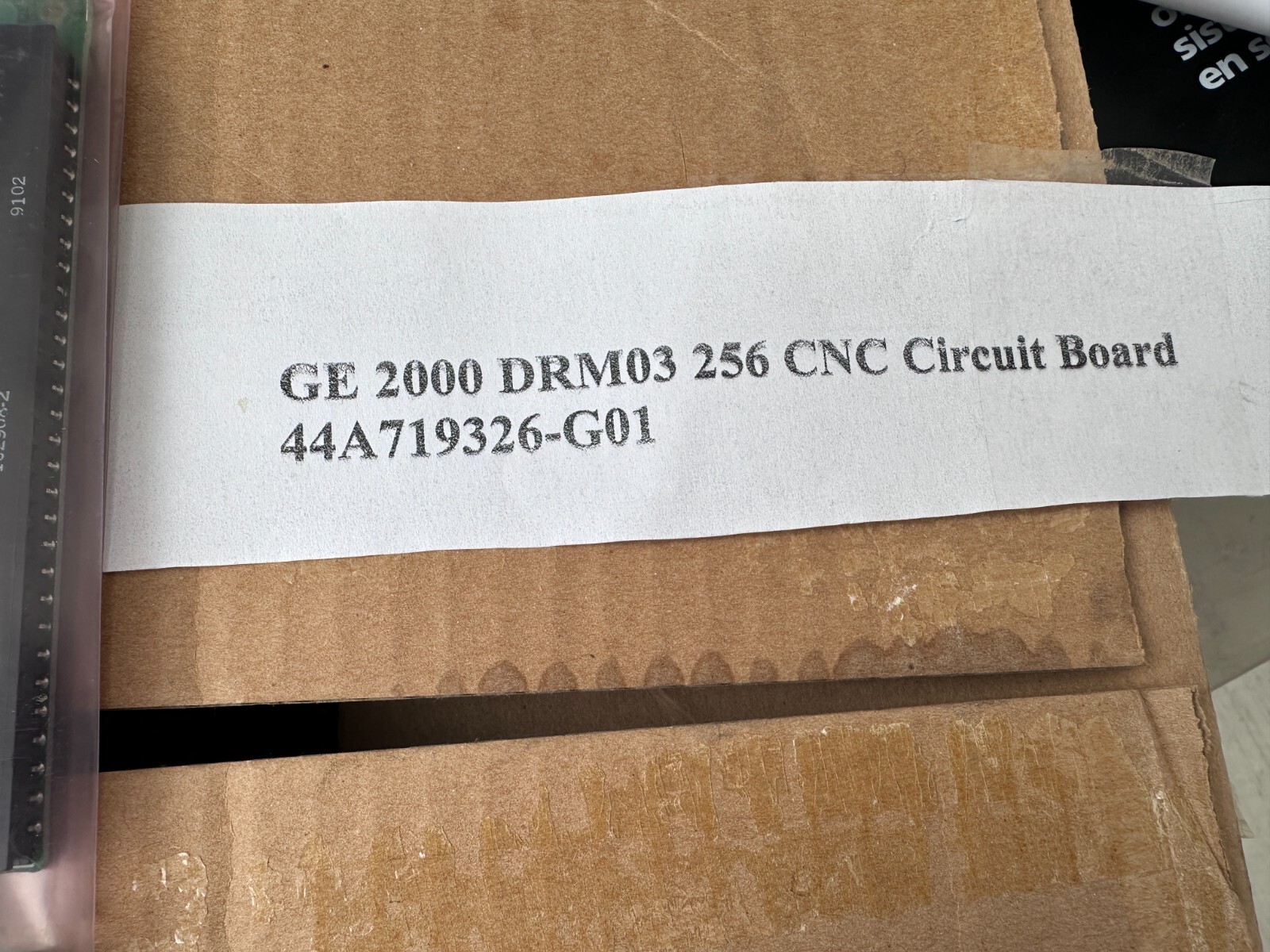 GE 2000 DRM03 256K Byte DRAM CNC Circuit Board 44A719326-G01