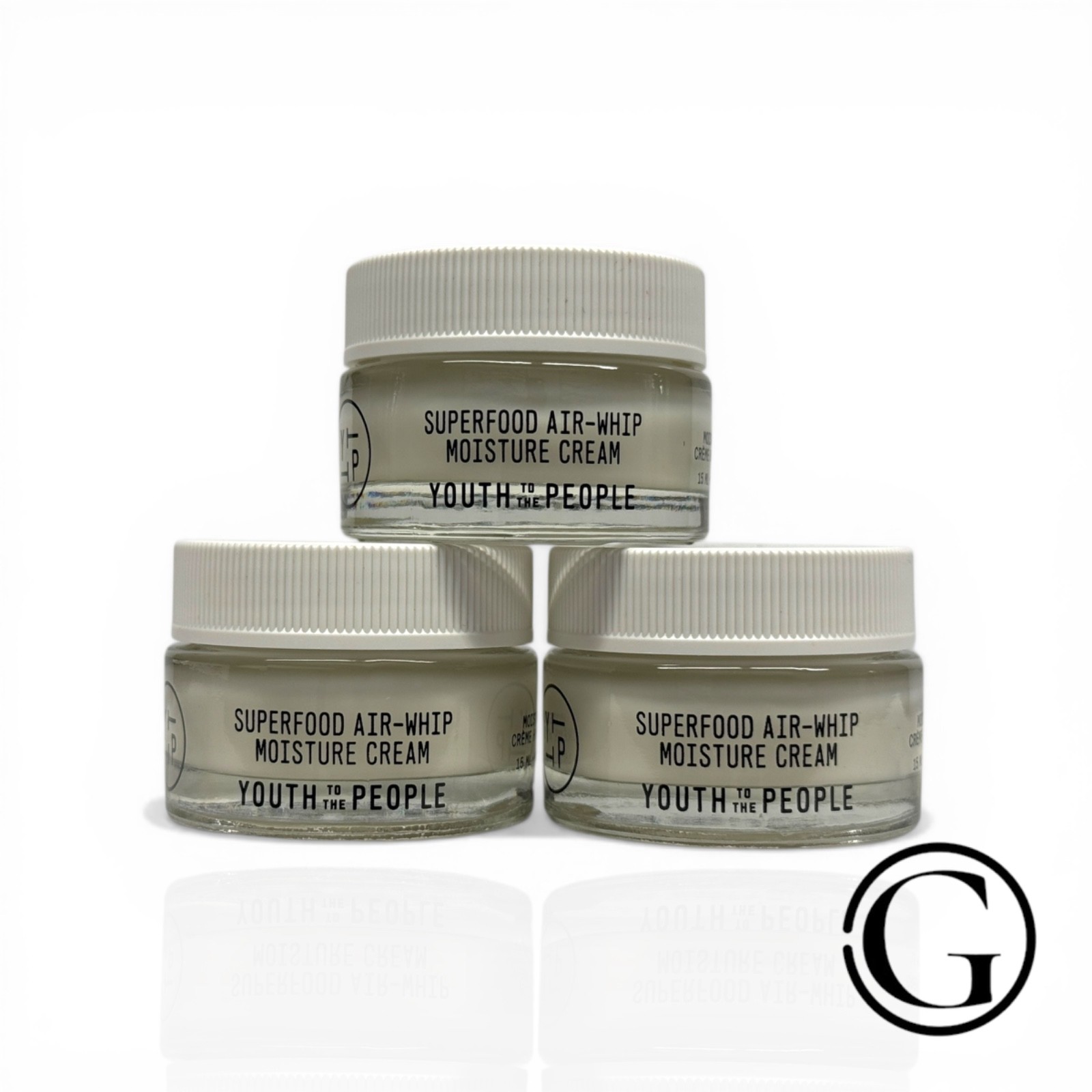 PACK OF 3 Youth To The People Superfood Air-Whip Cream Face Moisturizer - 0.5 oz