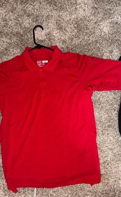 511 red tactical shirt women's medium