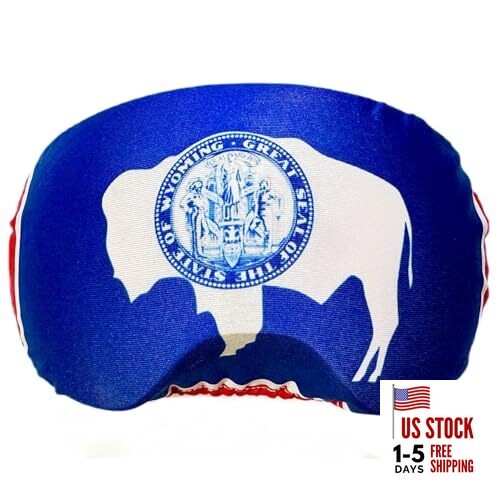 Microfiber Goggle Cover – Anti-Scratch, Stretchable Fit – 100% Wyoming