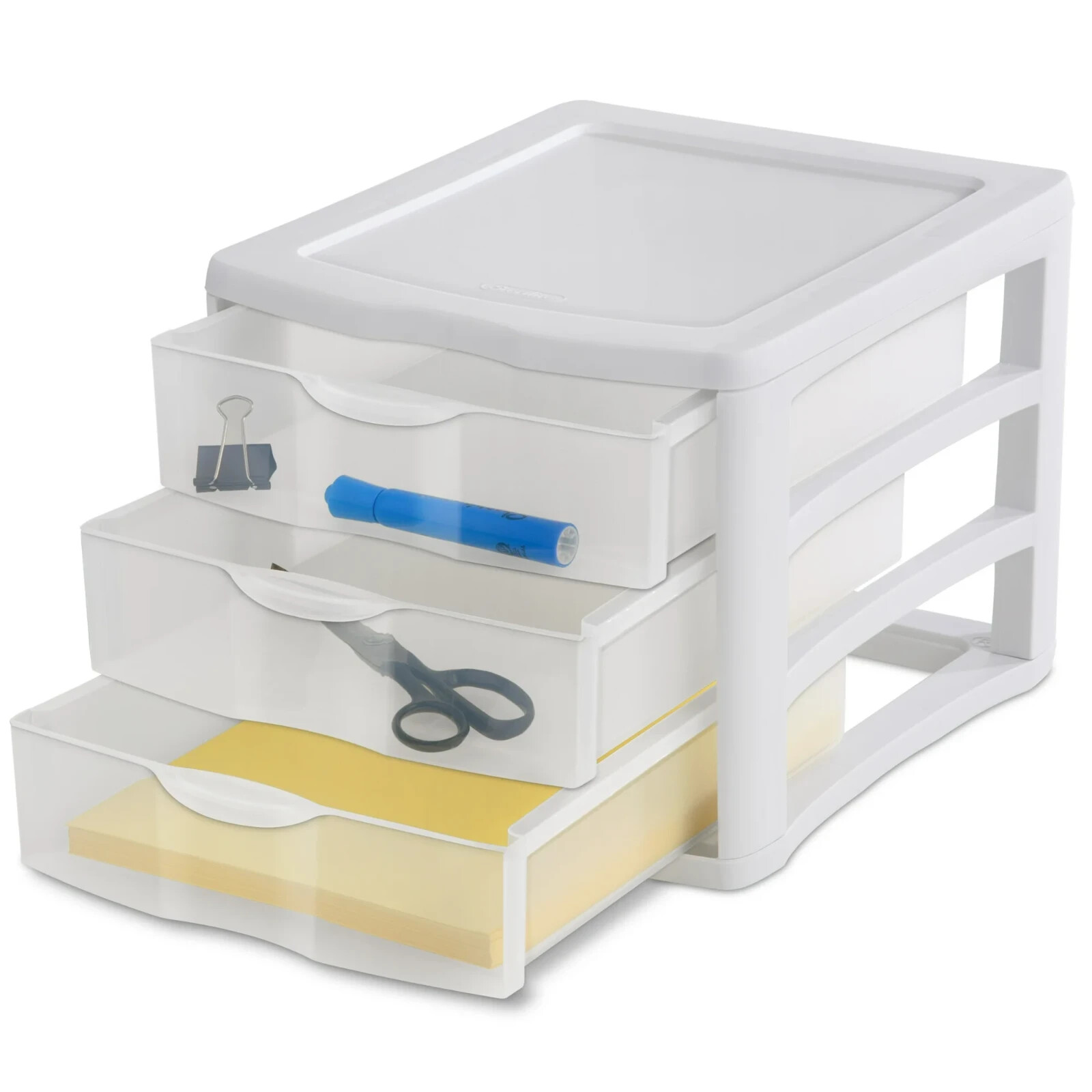 Sterilite Clearview 3-Drawer Organizer 1791