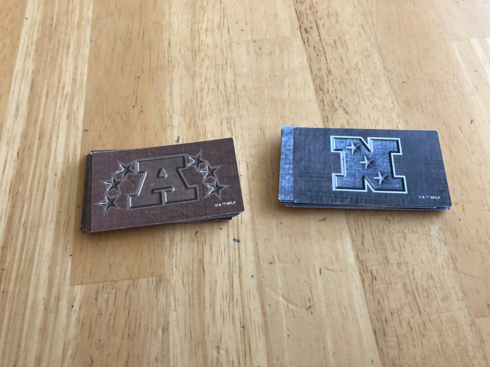 NFL Football Monopoly chance community cards Replacement Crafting Monopoly