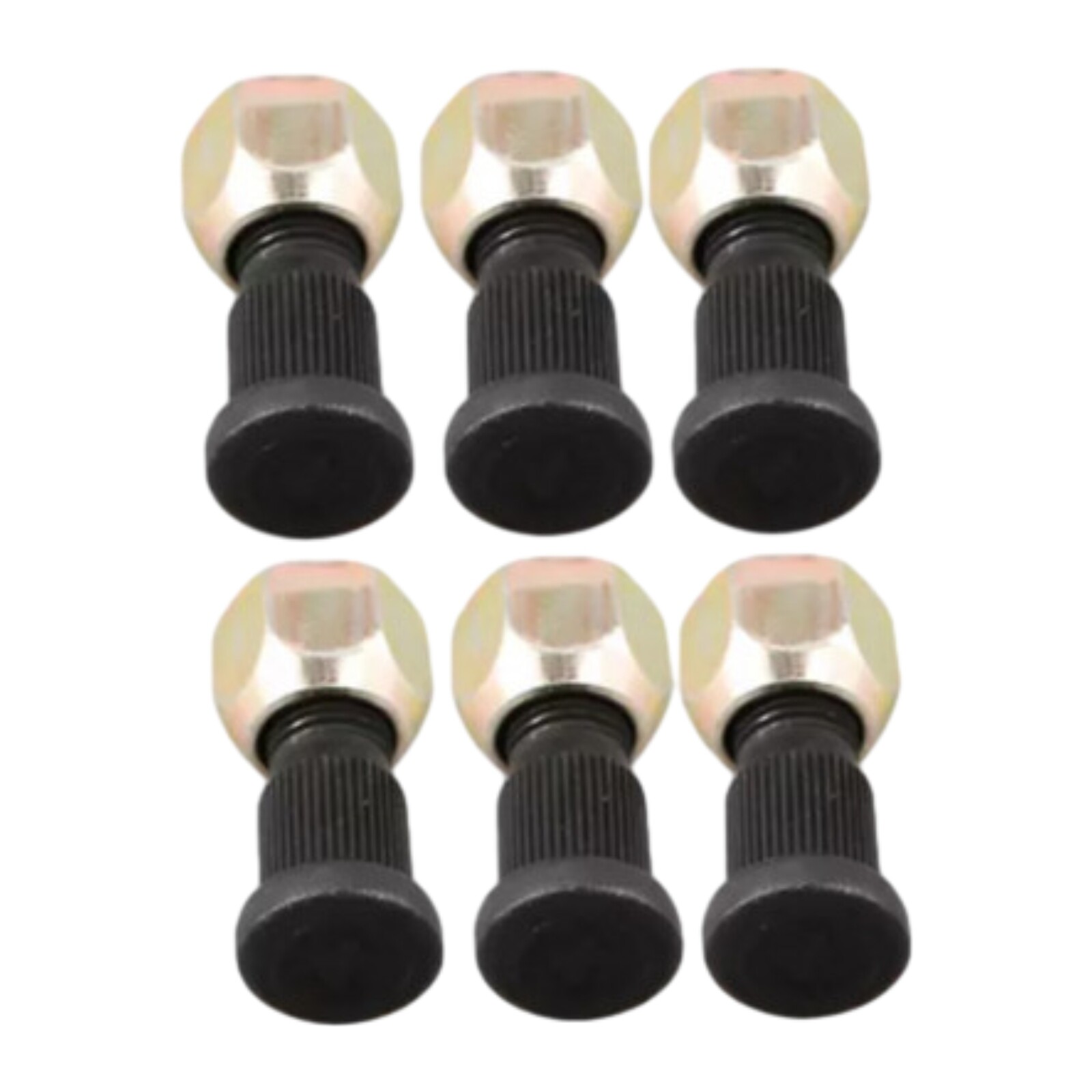 6X Rear Wheel Stud + Nut 43812-23320-71 For Toyota Forklift 7-8FD20~30