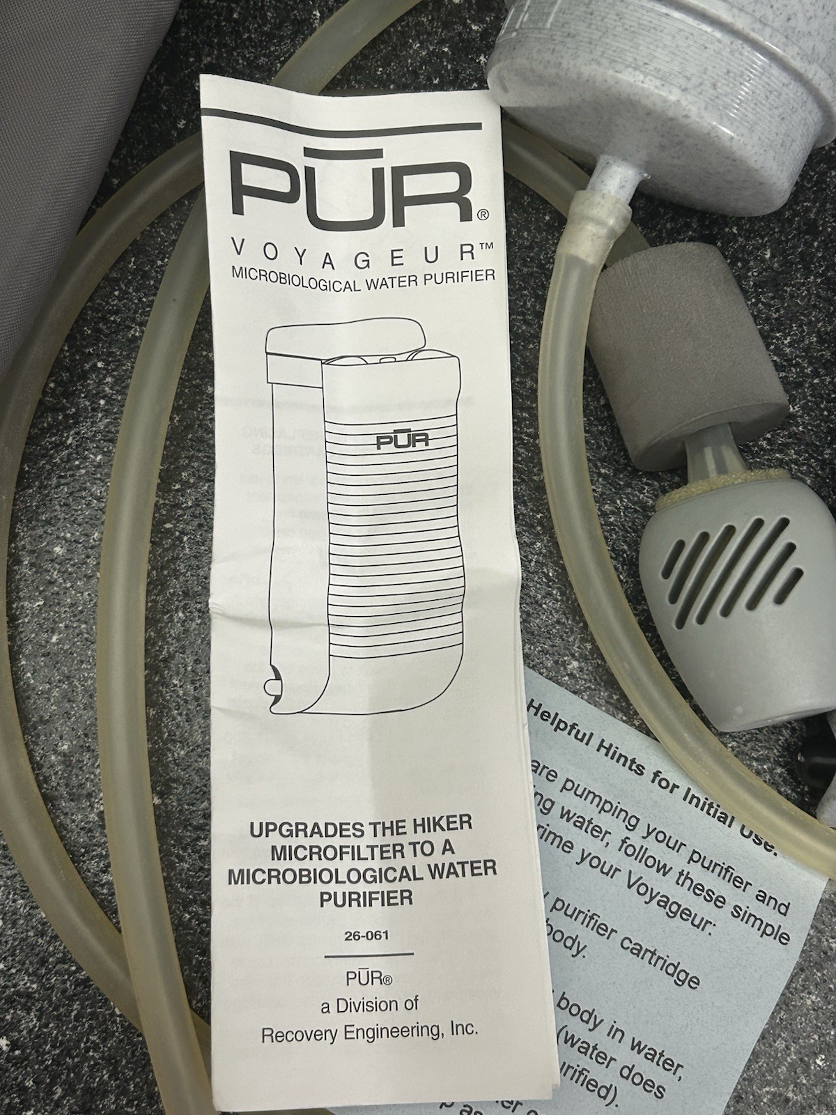 Pur Voyager Water Filtration System
