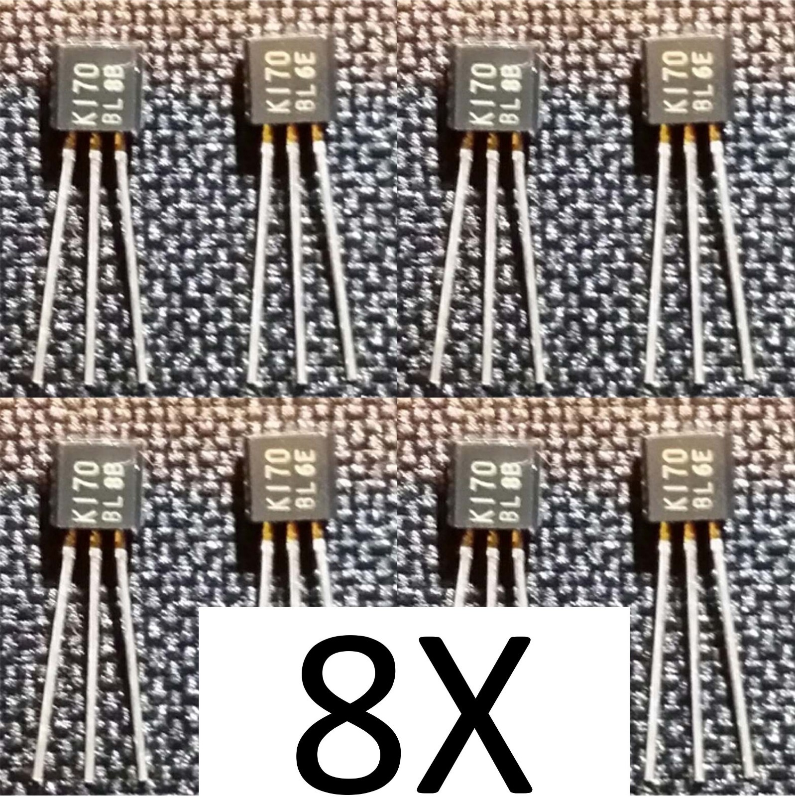 Toshiba 2SK170 LAB MATCHED OCTET to 0.03mA / 4mV (8 matched FETs 7-9mA range)