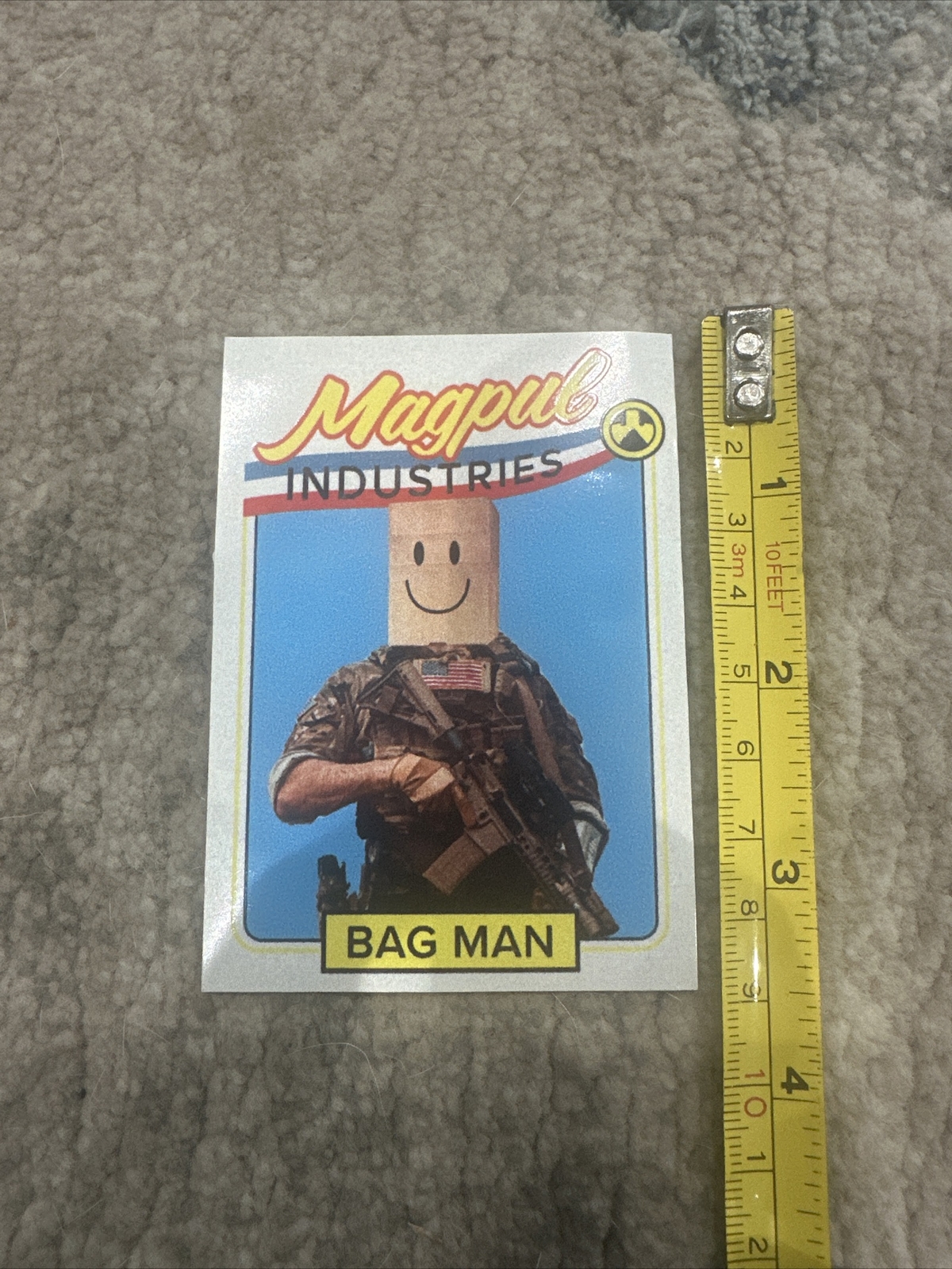 NEW 2024 Shot Show Magpul Industries Bag Man Tactical Decal Sticker Gun Ammo