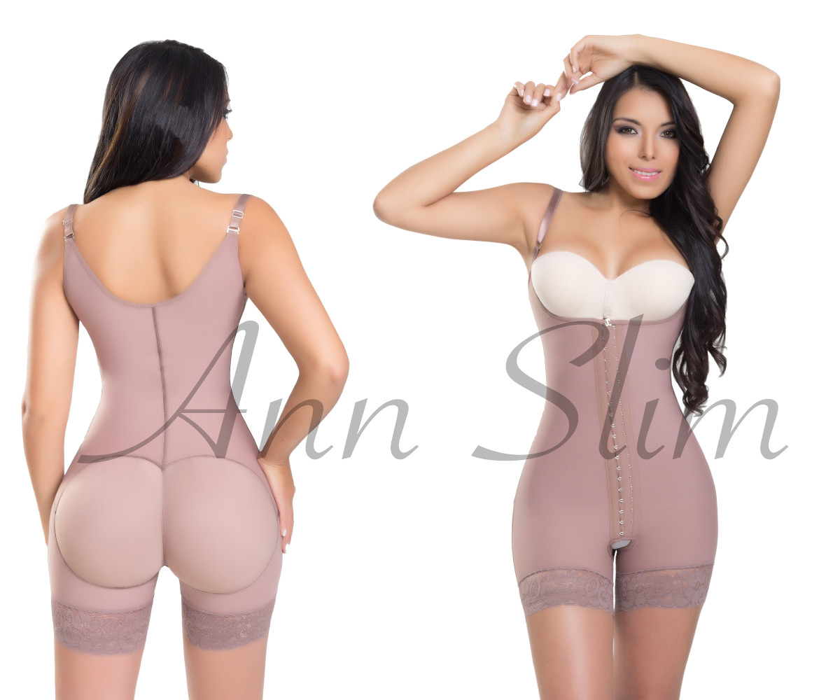 Ann Slim Fajas Colombianas 3302 Powernet Shapewear Adjustables  Shoulder Straps