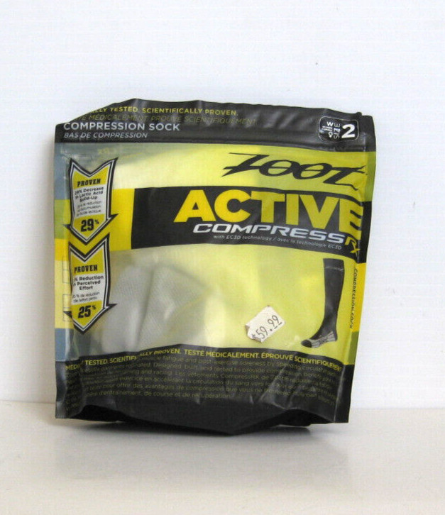 ZOOT  ACTIVE COMPRESSRx , WHITE, size 2(WOMAN)