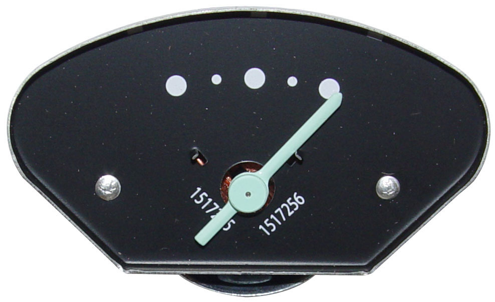 1951 1952 CHEVROLET FULLSIZE CAR STYELINE FLEETLINE BEL AIR 6 VOLT FUEL GAUGE