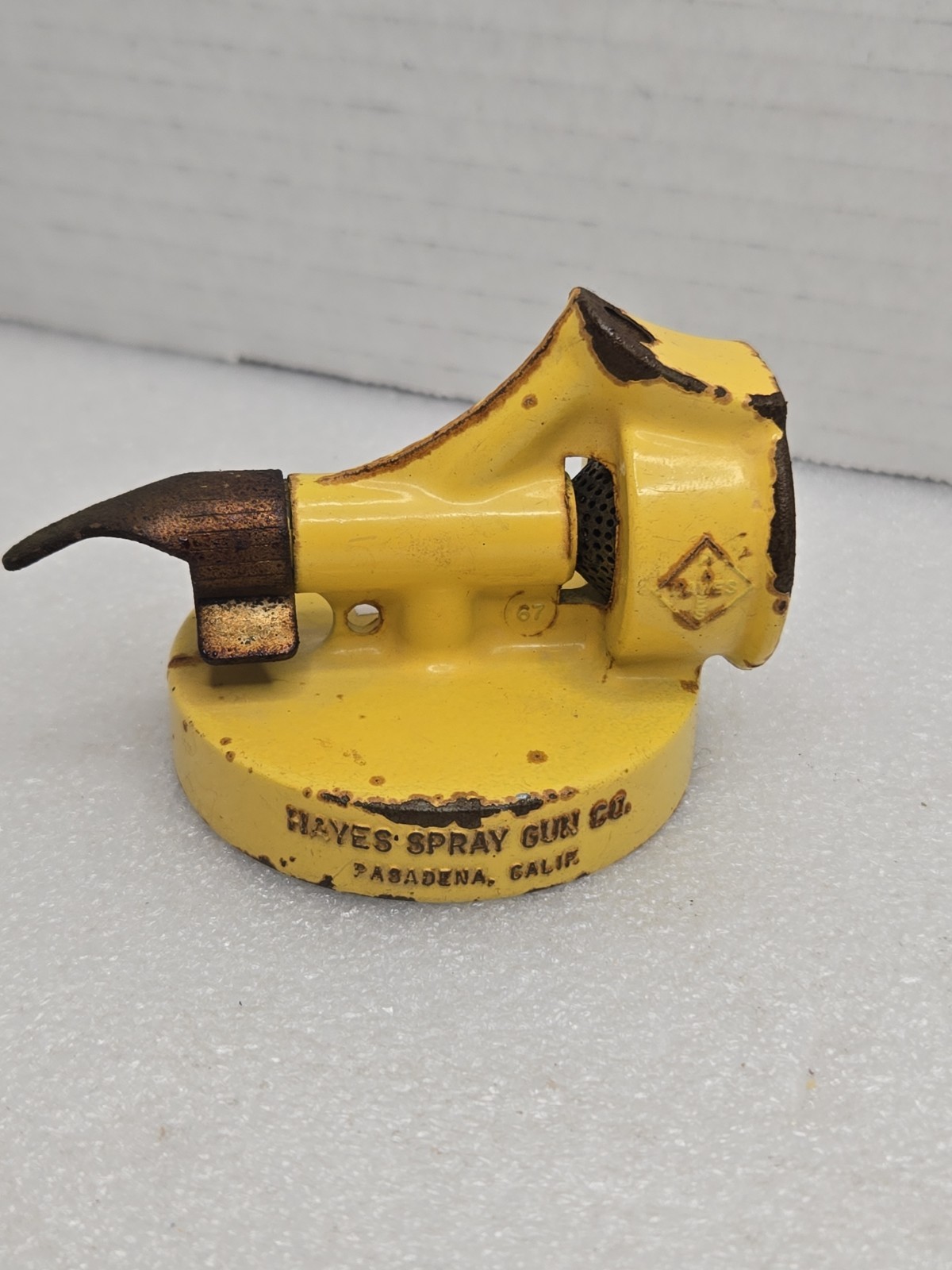 Vintage Hayes Spray Gun Co. Nozzle Attachment Pasadena CA Industrial Tool USA