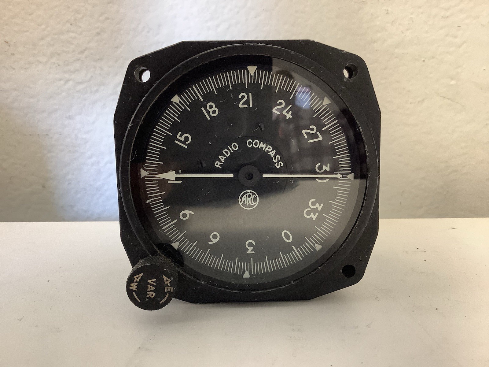 Aircraft Radio Corporation ARC IN-12-1 ADF Indicator Gauge