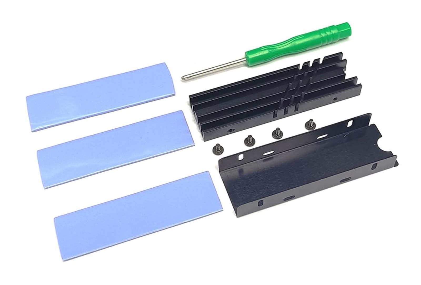 Height Adjustable M.2 SSD Heatsink Cooler, Including 3 Thickness Thermal Pads...